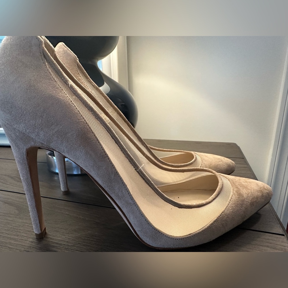 Max Kibardin - Suede Pumps in Grey, Size 40.5